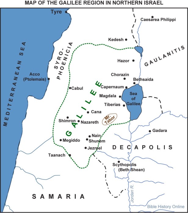 If Bethany beyond the Jordan was located on the north side of the Sea of Galilee near Bethsaida (the town where Philip, Andrew, and Peter were from), the geography and chronology can make sense.